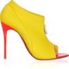 Christian Louboutin Snorkeling 100 Neoprene and Leather Ankle Boots in Yellow - Lyst