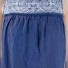 Dkny Embroidered Sleeveless Dress in Blue - Lyst