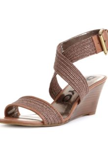 DKNY Erica Wedge Sandals - Lyst