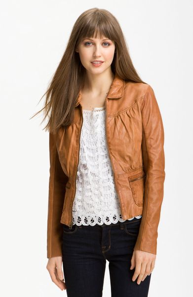 Caramel Leather Jacket