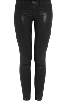 J Brand 901 Waxed Lowrise Leggingsstyle Jeans - Lyst