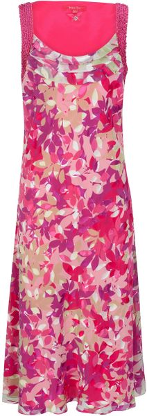 Jacques Vert Confetti Leaf Devore Dress in Pink - Lyst