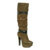 Jessica Simpson Alster Boots in Brown (army brown) - Lyst