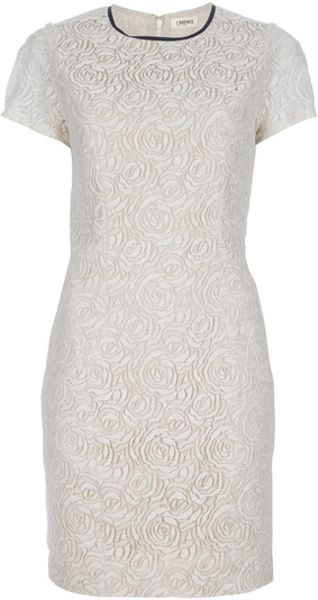 L'Agence Linen and Lace Dress - Lyst