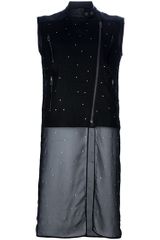 Maison Martin Margiela Leather Studded Gilet