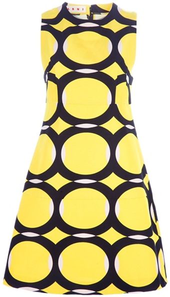 Marni Printed Dress - Lyst