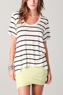 Mason by Michelle Mason Drape Back Tee - Lyst