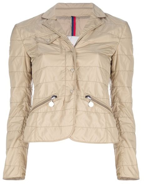 Moncler Venan Blazer in Beige (nude) - Lyst