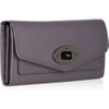 Mulberry Postmans Lock Continental Leather Wallet in Purple (lilac) - Lyst