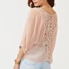 Nasty Gal Crochet Tie Top Blush in Pink (blush) - Lyst