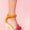 Nasty Gal Sunset Platform in Multicolor (poppy) - Lyst