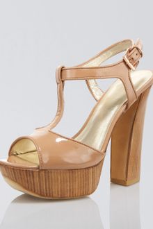 Pelle Moda Yvanka Tstrap Platform Sandal - Lyst