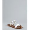 Prada White Patent Leather Slip On Sandals in White - Lyst