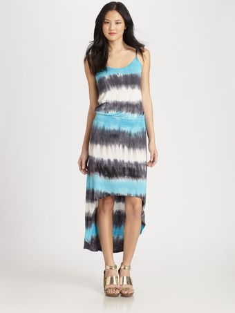 Red Haute Tiedyed Hilow Dress - Lyst