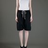 Rick Owens Dropped Crotch Shorts in Black - Lyst