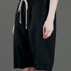 Rick Owens Dropped Crotch Shorts in Black - Lyst