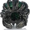 Roberto Cavalli RhodiumPlated Swarovski Crystal Ring in Blue (teal) - Lyst