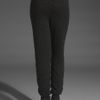 T By Alexander Wang Silk Cotton Knitted Sweatpants in Black (charcoal) - Lyst