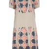 Tibi Printed Dress in Multicolor (beige) - Lyst