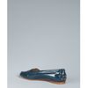 Tod's Cadet Blue Patent Leather Penny Loafers in Blue (cadet) - Lyst