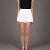 Versace High Waisted Short in White - Lyst
