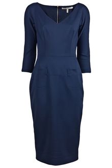 Victoria Beckham Vneck Dress - Lyst
