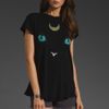 Wildfox Couture Cat Moon Crew in Black (clean black) - Lyst