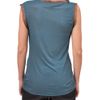 Amen Jersey Top Embroidered Flower and Lace Neckline in Blue - Lyst