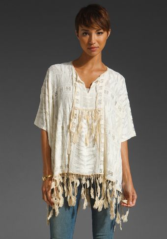  Feather Stretch Lace Tunic 