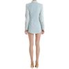 Balmain Shirt Dress in Blue (denim) - Lyst