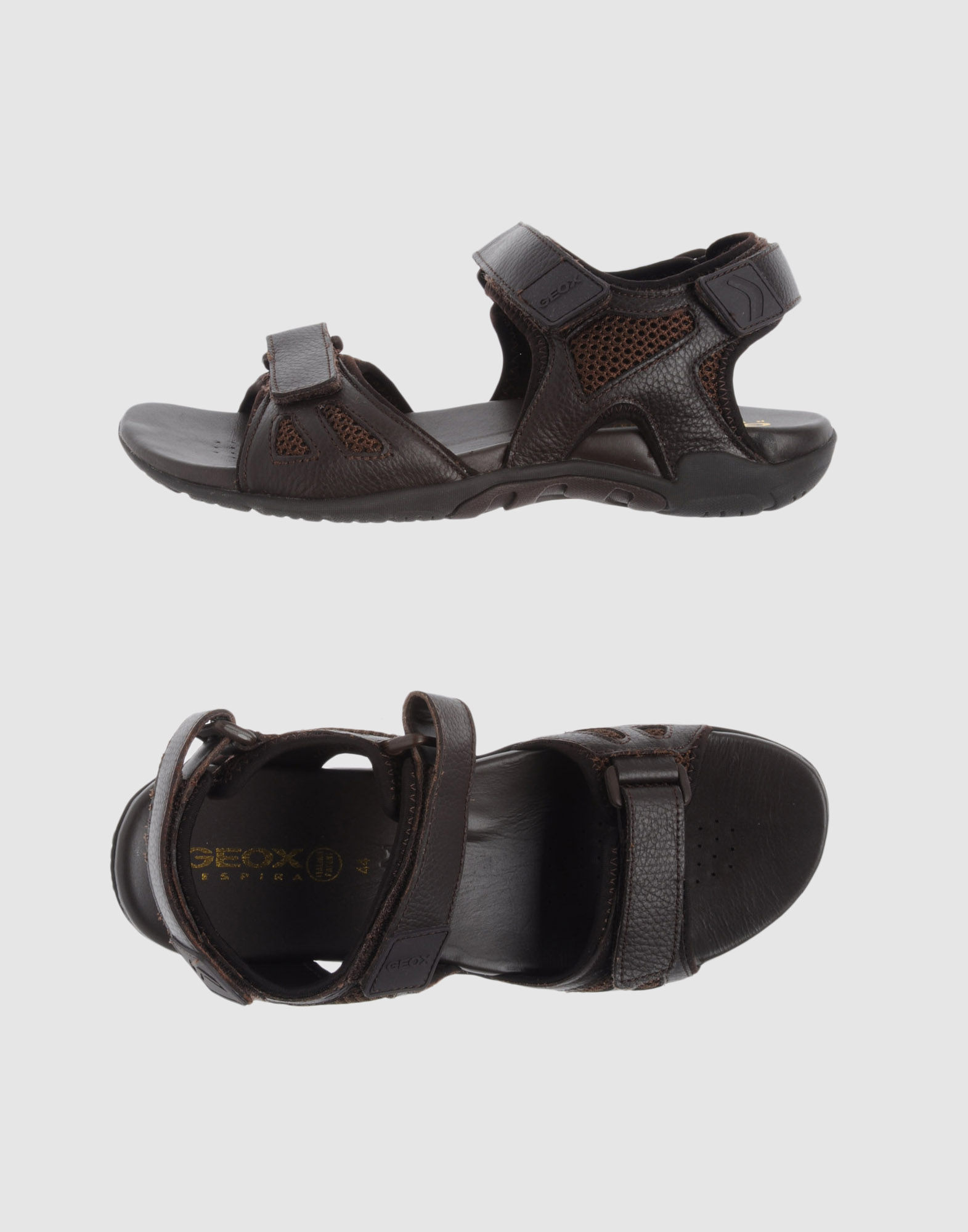 Geox Sandals in Black for Men (brown) | Lyst