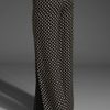 Haute Hippie Wide Leg Pants with Side Slits in Blacknude in Black (black & nude) - Lyst