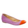 J.crew Cece Colorblock Ballet Flats in Purple (bright dahlia) - Lyst