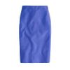 J.crew Long No 2 Pencil Skirt in Doubleserge Cotton in Blue (casablanca blue) - Lyst