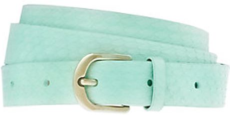 J.crew Snakeskin Belt in Green (sheer mint) - Lyst