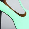 Jeffrey Campbell The Foxy Colorblock Shoe in Green and Black Neoprene in Green - Lyst