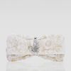 Judith Leiber Nora Rosette Clutch in White (ivory) - Lyst