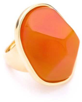 Kenneth Jay Lane Amber Nugget Ring - Lyst