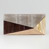 Kotur Marcil Snakeskin Clutch in Multicolor (brwn sand) - Lyst