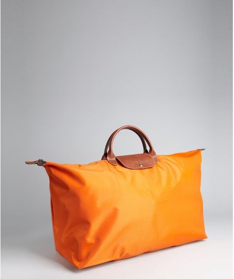 longchamp le pliage small orange