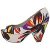 Michael Antonio Michael Antonio Womens Alura Wedge Sandal in Multicolor (brown floral print) - Lyst