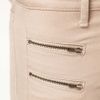 Selected /femme Selected Roberta Skinny Jeans with Zip Detail in Beige (whitestone) - Lyst