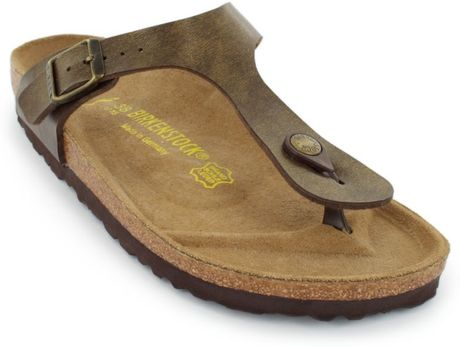 gizeh birkenstock golden brown