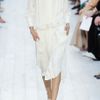 Chloé Eyelet Silkblend Crepe Dress in Beige (cream) - Lyst