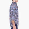 Comme Des Garçons 34 Sleeve Poplin Shirt in Blue for Men - Lyst