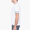 Comme Des Garçons Blue Cuff Jersey Tshirt in White for Men (blue) - Lyst