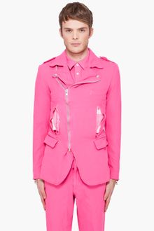Comme Des Garçons Pink Ester Twill Treated Jacket - Lyst