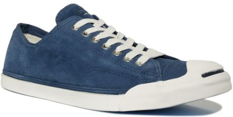 Converse Jack Purcell Lp Washed Sneakers in Blue for Men (navy/off white) - Lyst