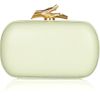 Diane Von Furstenberg Lytton Sequined Leather Box Clutch in Green (mint) - Lyst
