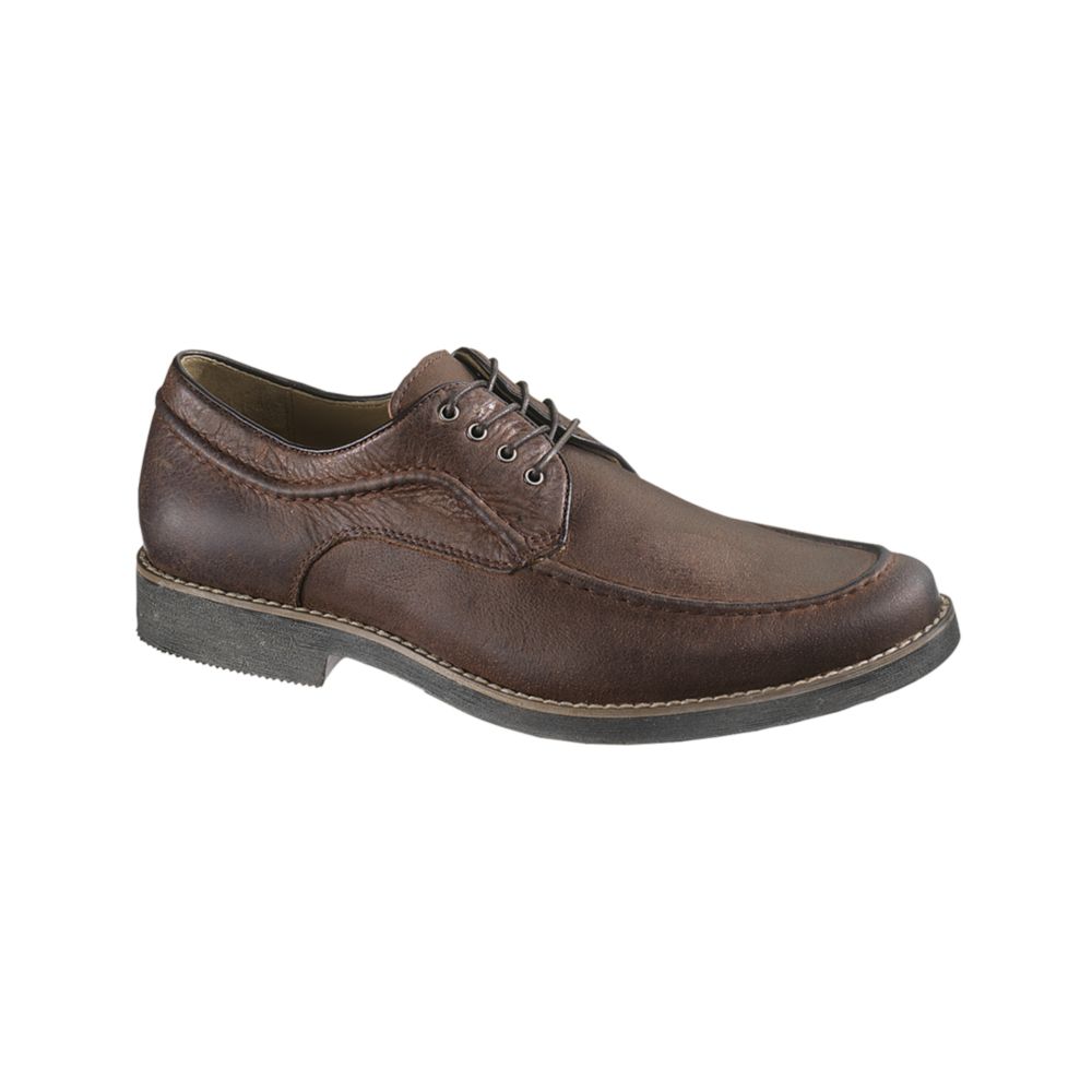 Hush Puppies® Commemorate Moc Toe Lace Up Shoes In Brown For Men Dark Brown Leather Lyst 1960